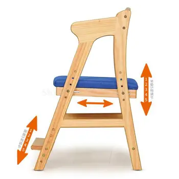 

Children's Learning Chair Students'backrest Chair Correction Chair Can Lift Computer Chair, Desk And Writing Chair