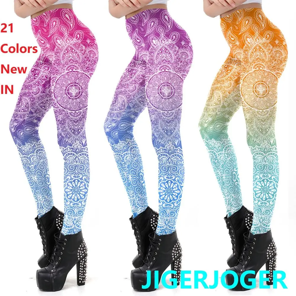 JIGERJOGER 21 цвет новинка 2019 года зимние и осенние женские эластичные штаны для йоги с