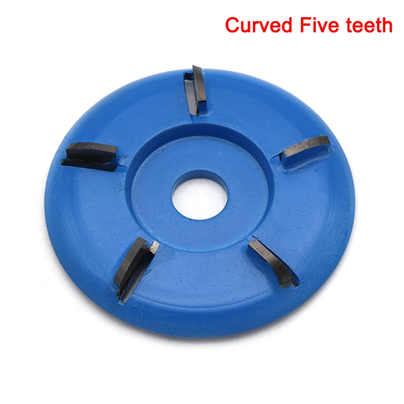 curved five teeth Деревянный турбо резьба дисковый инструмент фрезерные инструменты для угловых шлифовальных машин SF66 - Цвет: curved five teeth
