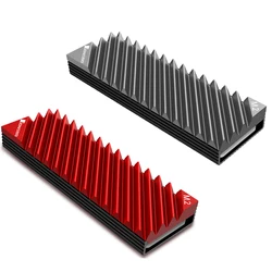 Tampon de refroidissement du dissipateur thermique M.2 2280 NVMe, radiateur à Dissipation de disque, en aluminium, à l'état solide, joint thermique dur, accessoires PC 