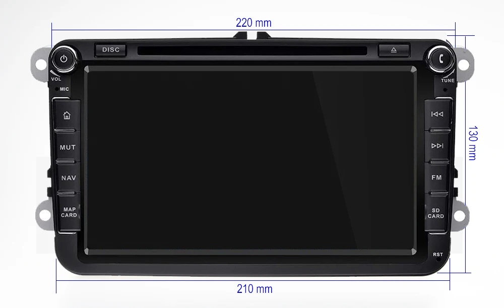 Android 9 автомобильный dvd-плеер стерео для VW Passat CC Golf 5 6 T5 EOS B5 B6 B7 с радио WiFi Bluetooth gps