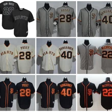 Сан-Франсиско сшитый мужской игрок Мэдисон Бумгарнер 40 Эндрюс Маккатчен 22 Бастер поси 28 Джерси