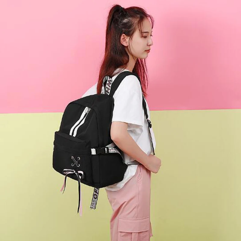 Girls School Backpack Shoulder Bag School Bag for Teenager Oxford Cloth Women Backpack Travel Backpack Mochila