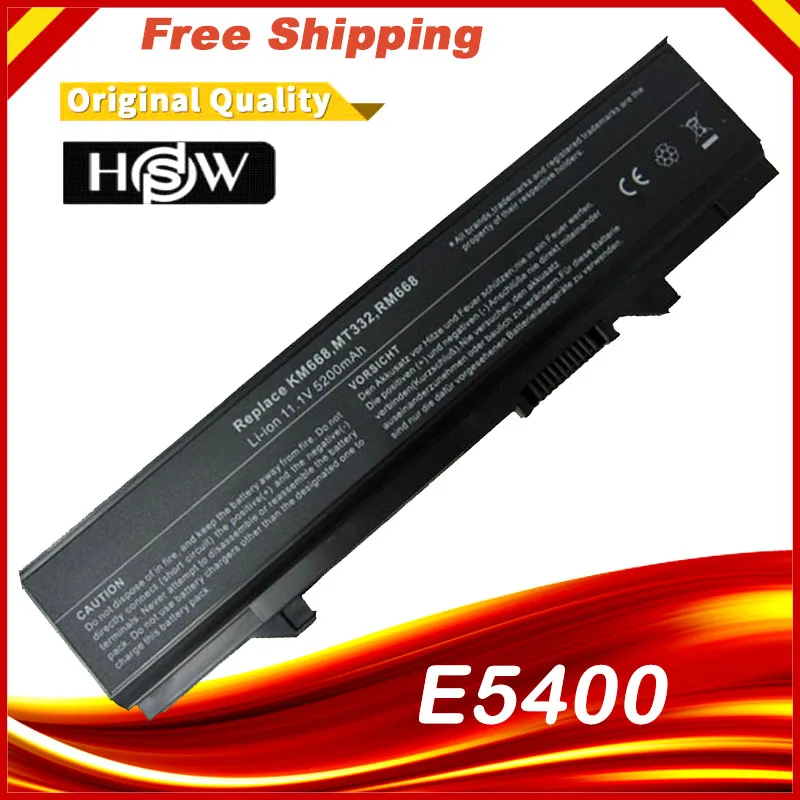HSW 6 Cell 4400 мАч аккумулятор для ноутбука Dell Latitude E5400 E5500 E5410 E5510 PW651 U116D W071D RM649 RM656 RM661 RM668