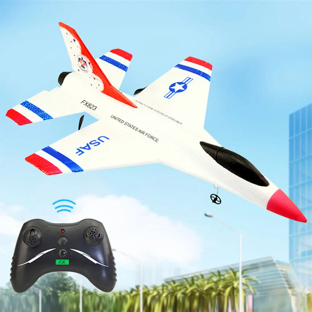 Airbus B747 Remote Control Plane 2.4G 3CH EPP Material RC Aircraft Outdoor Anti-fall Radio Control Airplane Toy Large Stunt Gliding RC Plane Model for Kids /& Adults Size : 1 battery