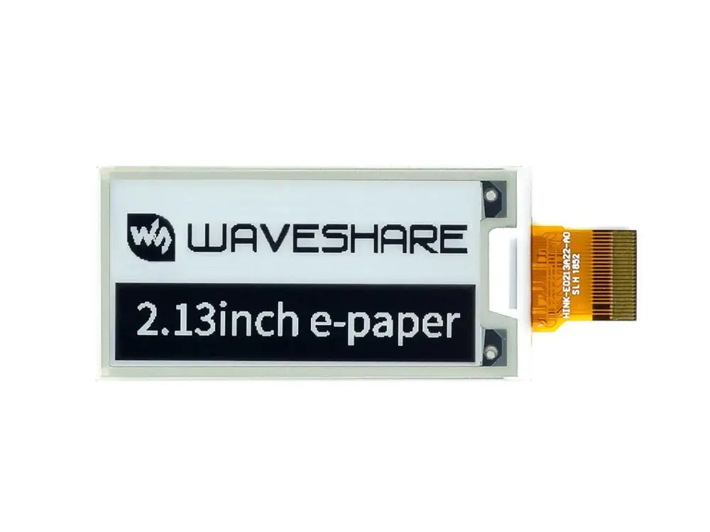 2,13 дюйма e-бумага 212x104 трехцветная, SPI интерфейс, без печатной платы для полки этикетки, промышленный инструмент