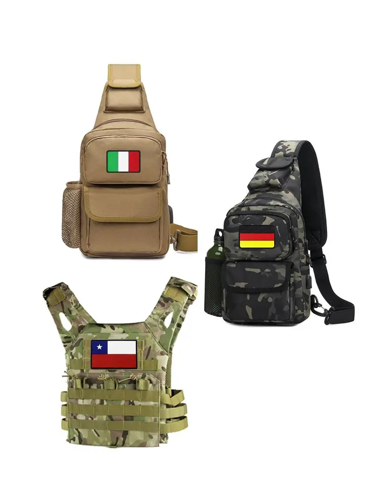 Toppa Ricamata Bandiera Indocina Francia termoadesiva Backpack Zaino