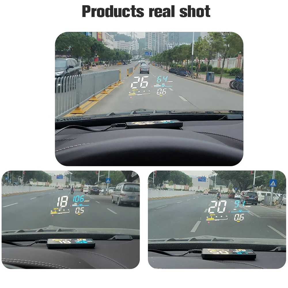 Автомобильный дисплей E350 5," Hud OBD2 скорость лобового стекла автомобиля o навигационный измеритель скорости автомобиля проектор скорости
