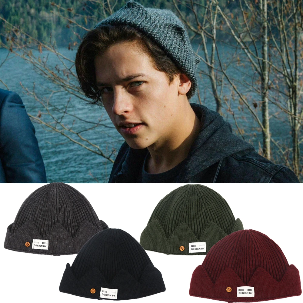 

New Jughead Jones Riverdale Cosplay Winter Warm Beanie Hat Topic Exclusive Crown Knitted Cap hat