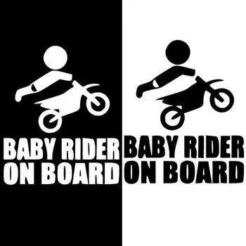 

Baby Rider On Board Words Sign Car Stickers Warning Cute Rear Window Decal 2019