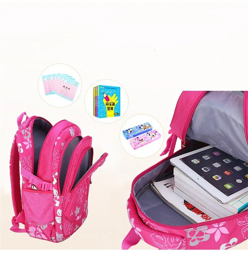 Школьные детские сумки для девочек-подростков; мультяшный вместительный школьный рюкзак; Водонепроницаемая сумка; 2 размера; mochila infantil