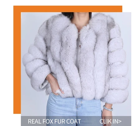 Thick Warm Real Fox Fur Coat  ODDFOX Brand Luxury Natural Fox Fur Winter Women  Outerwear Streetwear down coats & jackets