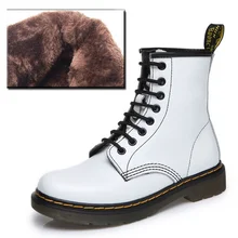 Новинка года; женские ботинки из натуральной кожи; зимние женские ботильоны из водонепроницаемого материала; Повседневная модная женская обувь на шнуровке; Цвет Черный; botas mujer