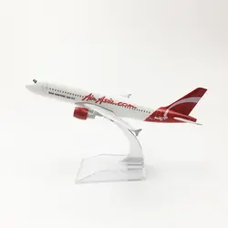 1/400 металлическое ведро самолет модель воздушная Азия Airbus A320 модель самолета литье под давлением мини-авиалиний для коллекции подарок для