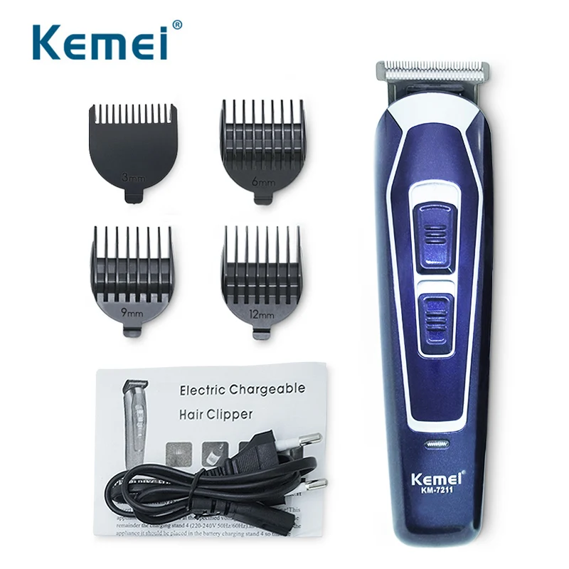  Kemei Hair Clipper Barber Hair Trimmer Electric Clipper Razor Shaver Beard Trimmer Men Shaving Mach