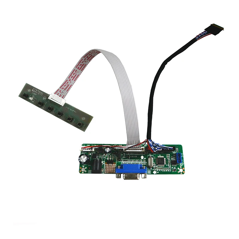 V.M70A VGA LVDS набор для платы ЖК контроллер B101AW07 B101AW06 B101AW03 B101AW02 10 1 дюймов 1024X600 WLED