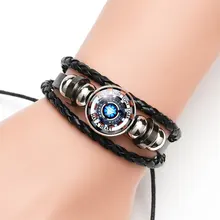 12 шт 12 стлей Мстители эндшпиль Железный человек дуга реактор кожаные браслеты для мужчин мальчиков Железный человек дуги Реактор регулируемые Струнные Браслеты