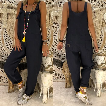 

Summer Vogue Sexy Strappy Rompers Jumpsuit Plus Size Women One Piece Outfits Playsuit Casual Overalls