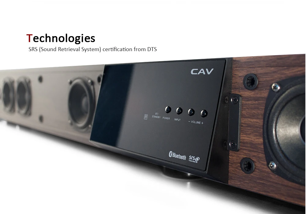 surround soundbar subwoofer coluna dts base sem fio com amplificador