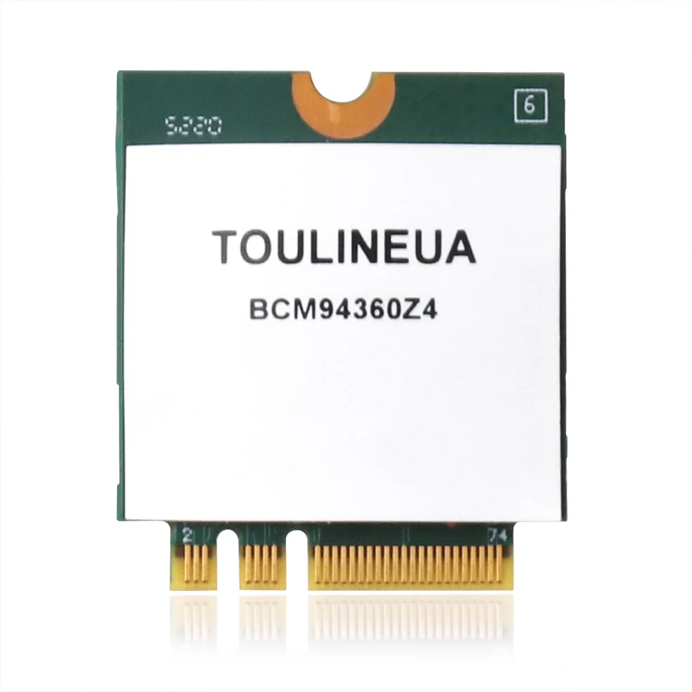 Wlan + Bluetooth Cartão para Macos Broadcom g n ac 4.0 m. 2 Ngff Banda Dupla Dw1830 Bcm94360z4 1300mbps 802.11a - 2 wlan + bluetooth 4.0 m. 2 ngff