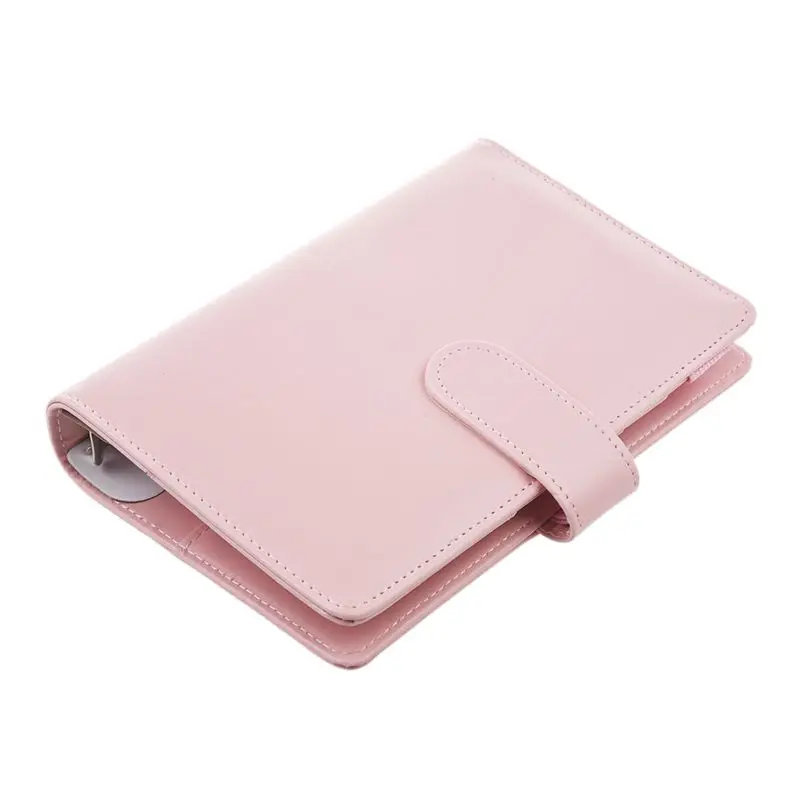 leather spiral notebook Original office person binder weekly planner/agenda organizer Cute ring diary stationery A5 A6 (pink) 19 leather spiral notebook Original office person binder weekly planner/agenda organizer Cute ring diary stationery A5 A6 (pink) 19