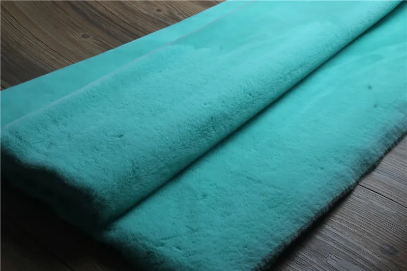 15 lake blue 50X160 см Искусственный Ангорский волчок ткань утолщение материал МЕХ, DIY счетчик игрушек выставочный фон 900 г/м 12 мм толщина - Цвет: 15 lake blue