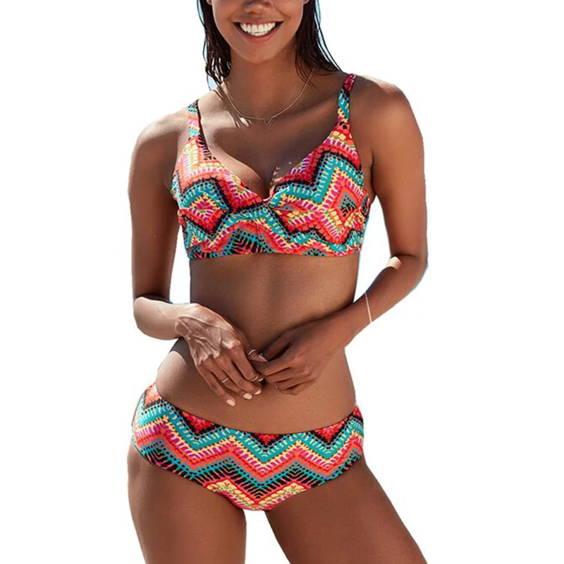 custom printed bikini