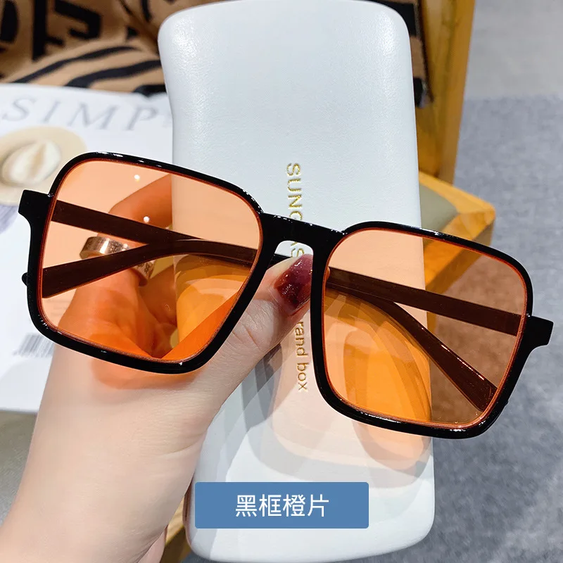 purple sunglasses new Classic Vintage Square Sunglasses Women Oversized Sunglasses Women Men Retro Black Luxury Sun Glasses Goggle Oculos UV400 square sunglasses Sunglasses