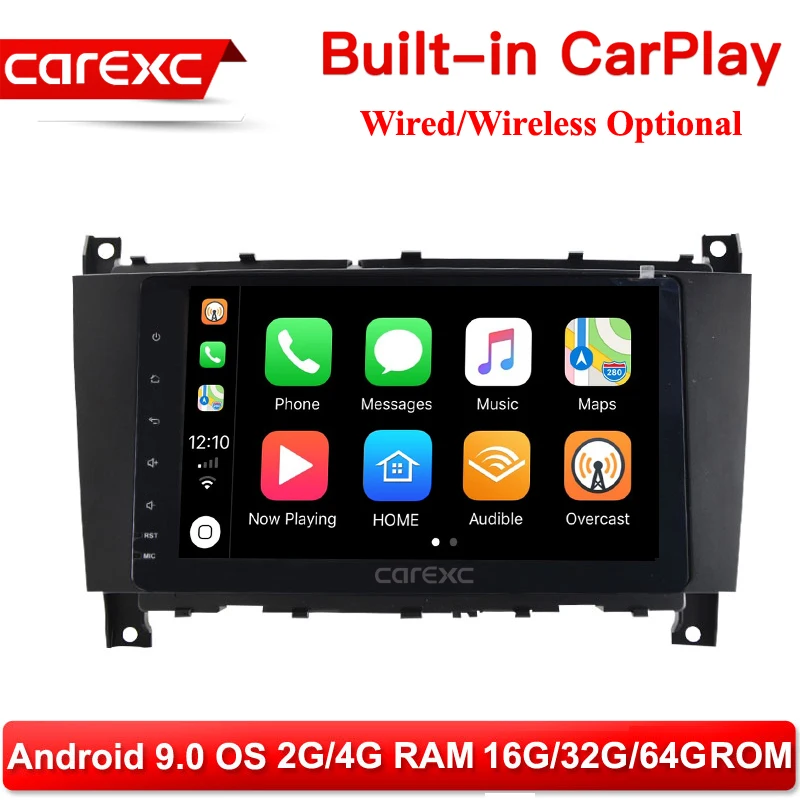 8-дюймовый Android 9 0 стерео радиоплеер CarExc GPS CarPlay для Mercedes Benz W209 2005 2006 W203 C180 C200 C220 C230 C240