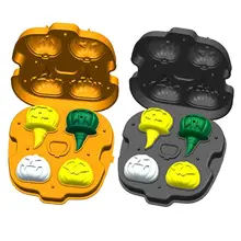 Форма для льда Хэллоуин Череп тыквы формы лоток шоколадные принадлежности для кухонного бара