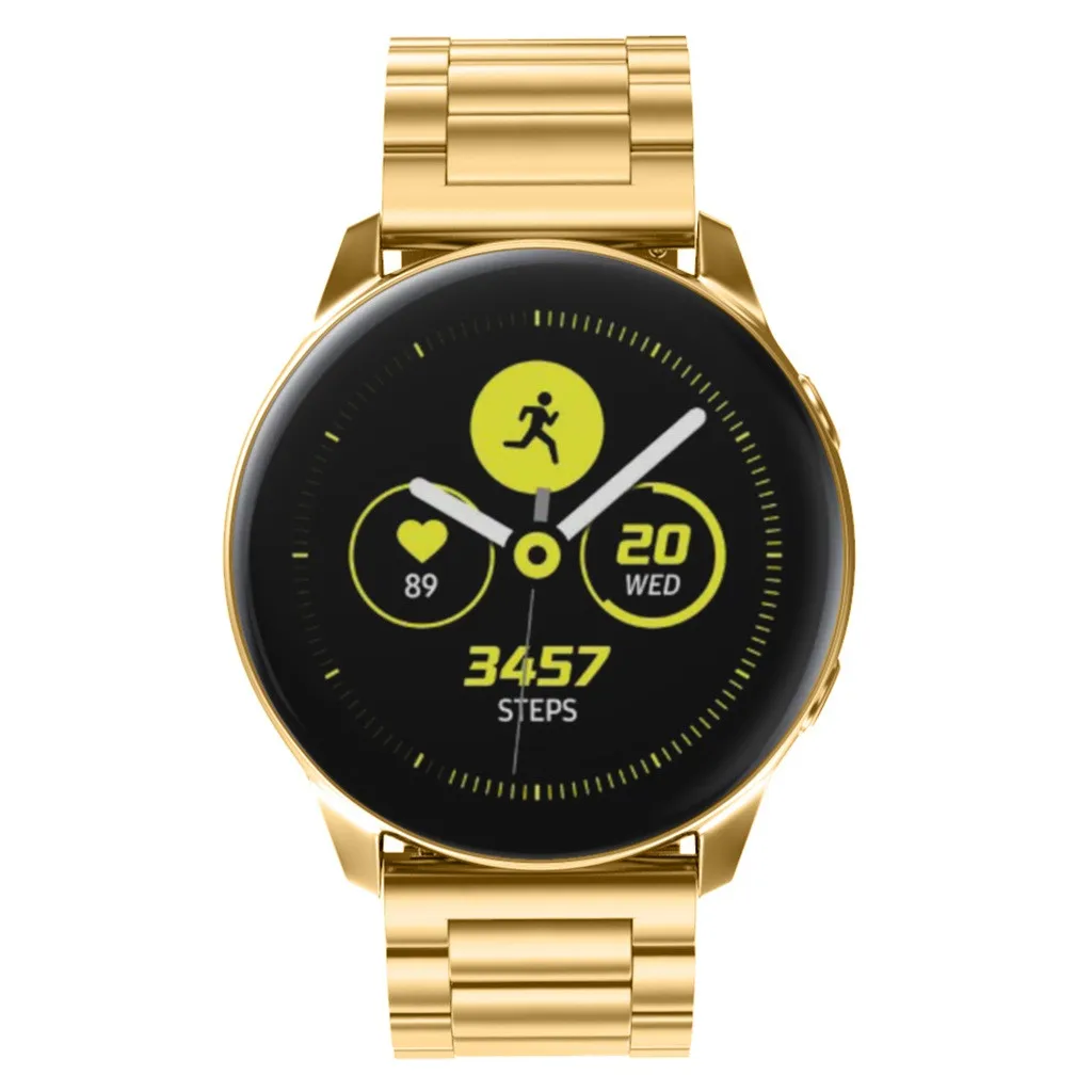 1 шт. замена ремешок для samsung Galaxy SmartWatch для активного отдыха из 2 40/40 мм Нержавеющая сталь браслет умные часы 185 мм Длина