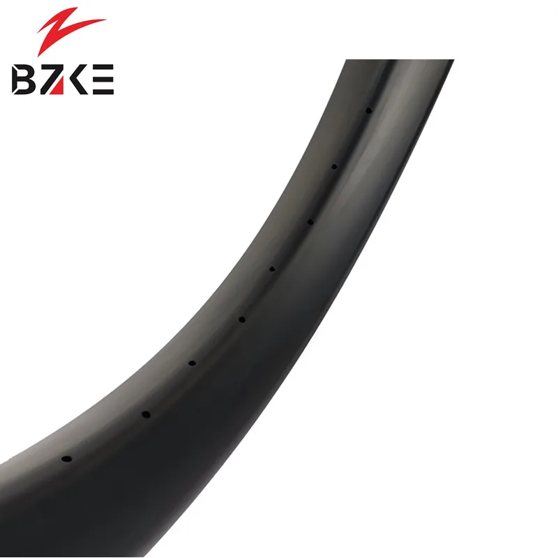 Flash Deal BZKE 27.5 inch carbon fat bike rim 85mm width 40mm deep  27.5er carbon rims for fat bicycle carbon snow bicycle rims tubeless 2