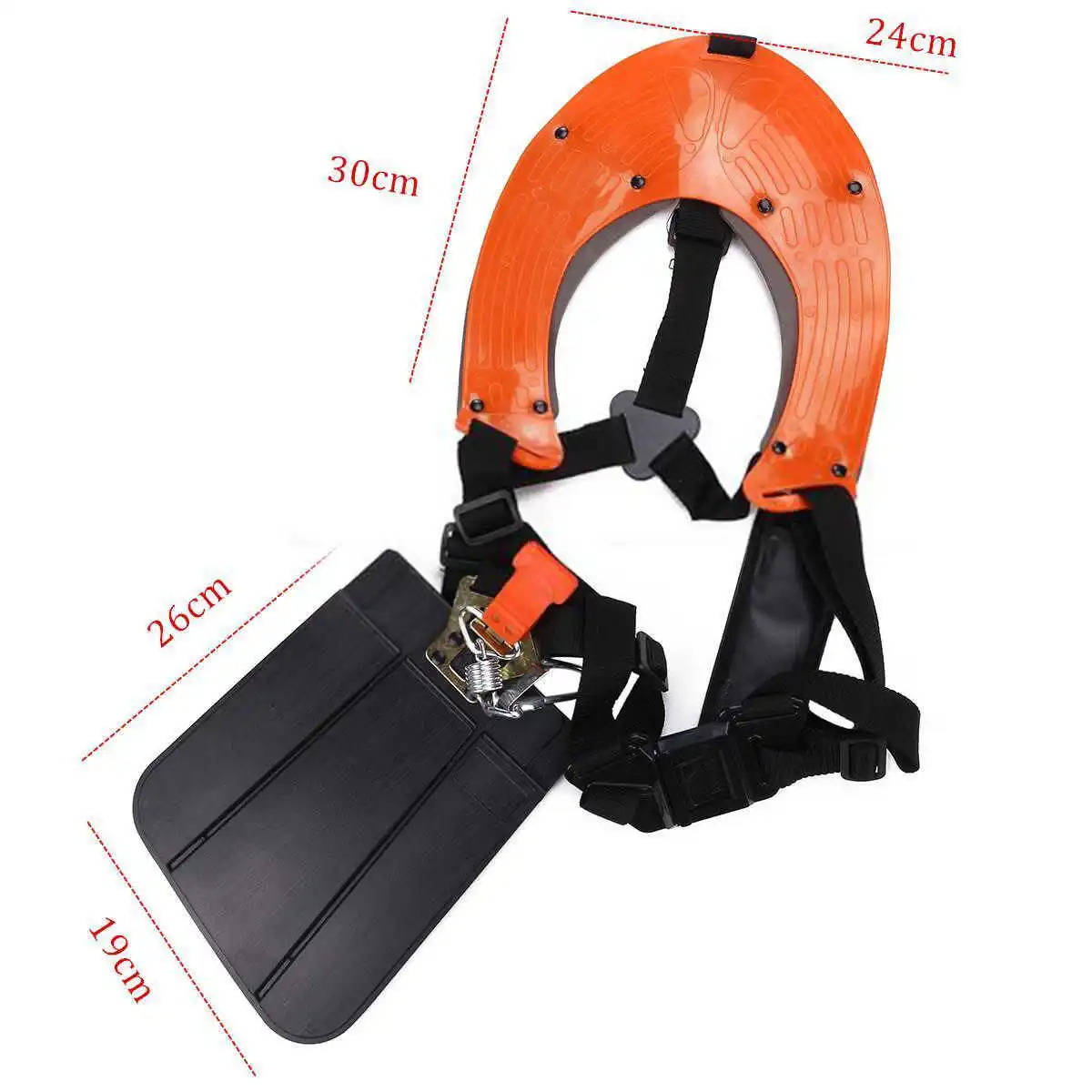 DWZ Double Padded Strimmer Brushcutter Harness Quick Release Shoulder Straps Suits