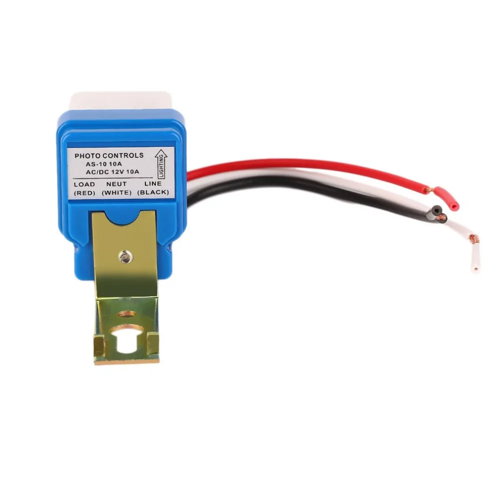 1 шт. Высокое качество 12V 10A Авто AC DC Вкл/Выкл фотоэлемент уличный свет фотоэлемент для освещения выключатель