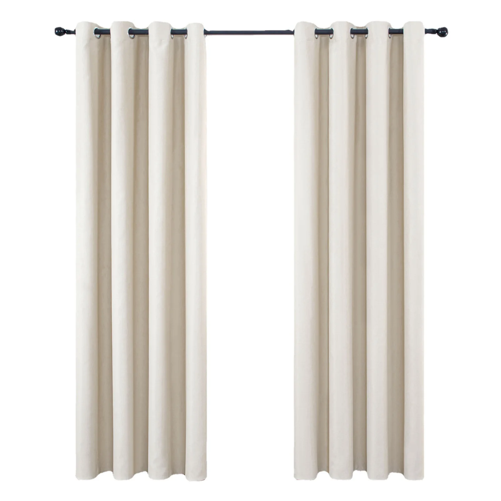 Nordic Blackout Curtains for Living Room Grey Window Curtains Drapes for Bedroom Home Decor Solid Color Blind Drapes Custom lace curtains Curtains