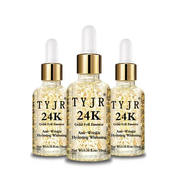 

24k Pure Gold Foil Makeup Primer Moisturizing Anti-aging Face Skin Essencial Cream KG66