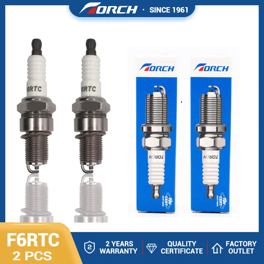 2 Pack Spark Plug Replaces Stens 131039 Torch F6rtc Mtd 75110292