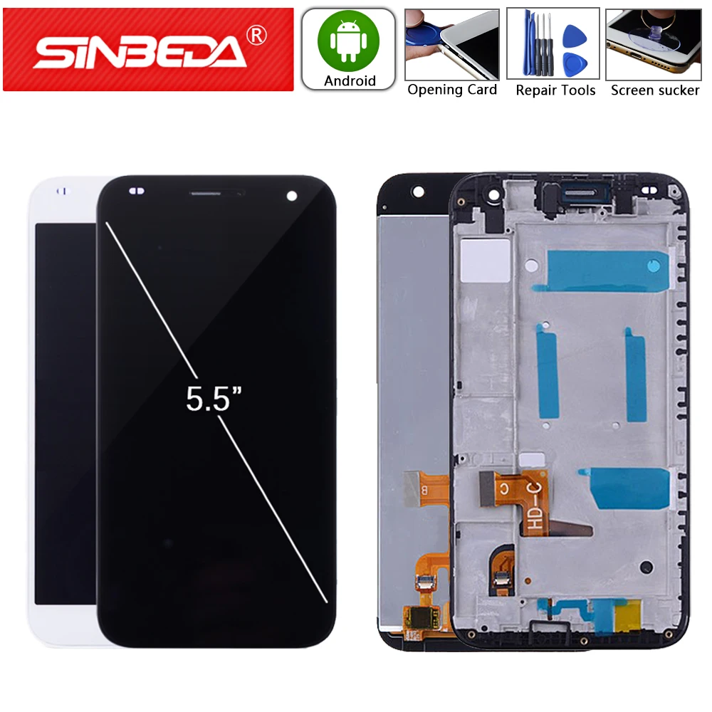 Sinbeda 5 &quotдля HUAWEI G7 ЖК дисплей сенсорный экран дигитайзер с рамкой сборка для L01
