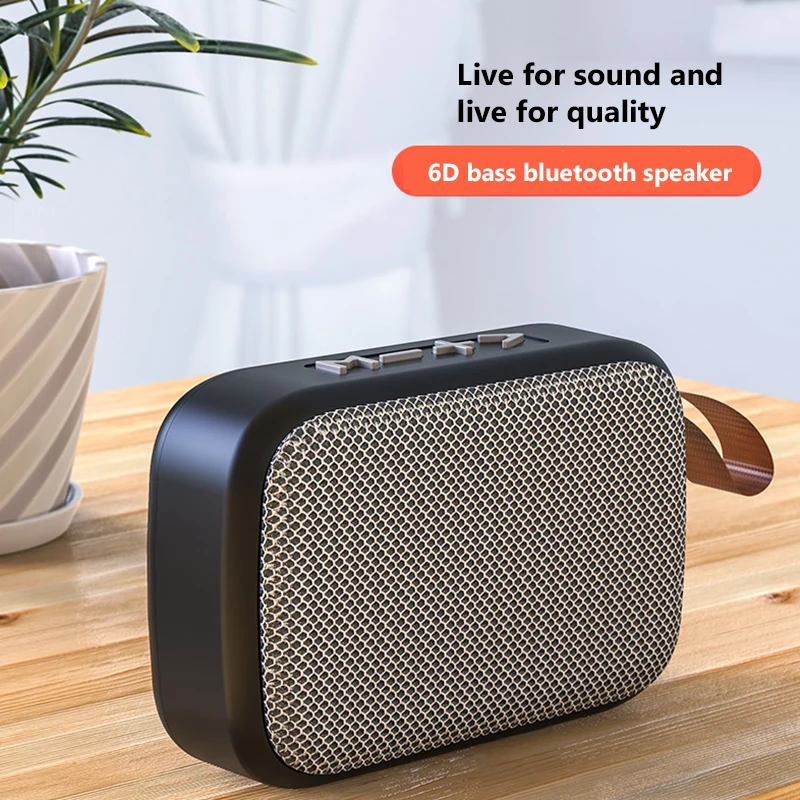 Портативный сабвуфер Мини Bluetooth динамик 3D стерео музыка объемный внешний динамик поддержка tf-карты смартфон компьютер