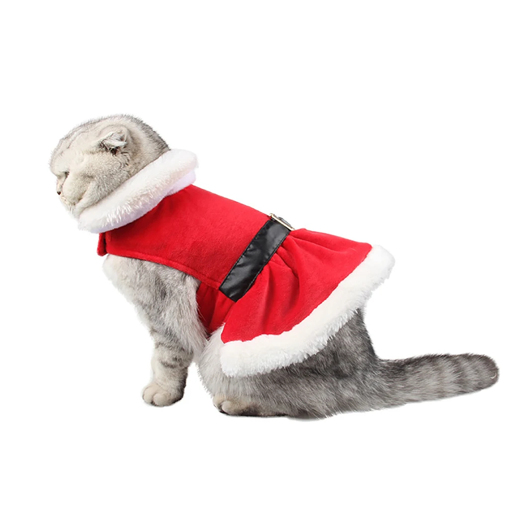 

Christmas Dog Clothes Small Dogs Santa Costume for Pug Chihuahua Yorkshire Pet Cat Clothing Jacket Coat Pets Costume