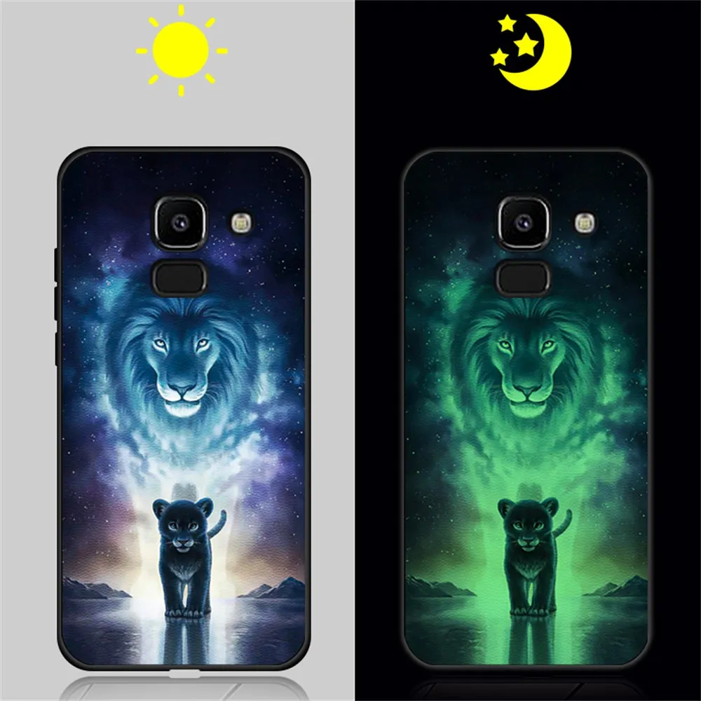 Светящийся чехол для samsung Galaxy A10 A20 A30 A40 A50 A60 A70 Крышка для samsung Galaxy A6 A7 A750 кожи Funda светящийся чехол - Цвет: 28