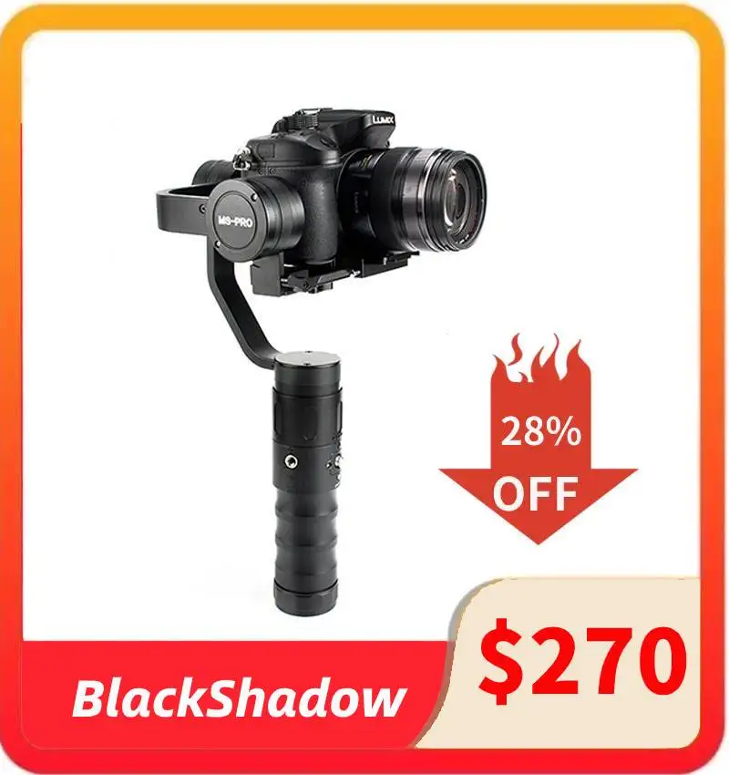 

Mspro Mirrorless Cameras 3Axis Handheld Gimbal Stabilizer for Gopro