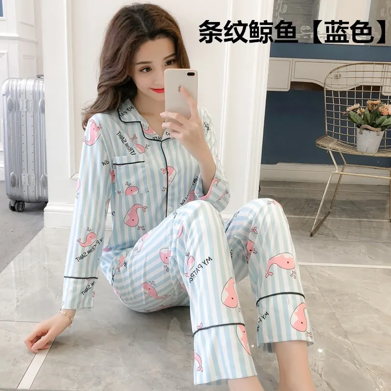 

Spring And Autumn New Style Korean-style Long Sleeve V-neck Qmilch Small Fold-down Collar Casual Sweet Open Buckle Tracksuit Paj