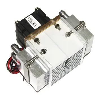 

DC12V 108W Aluminum Water Cooling Radiator Fan Semiconductor Electronic Peltier Refrigeration Freezer Small Air Conditioner