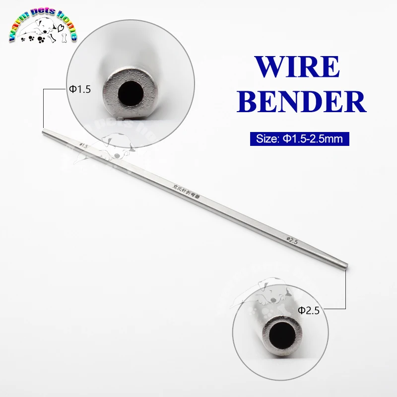 Kirschner-doblador de cables para uso médico, instrumento de cirugía ortopédica, equipo veterinario, 1,5-2,5mm