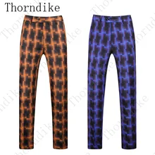 Британский стиль, костюм, брюки для мужчин, новинка, клетчатый костюм, брюки для мужчин, фирменный дизайн, джентльменский бизнес, повседневные рабочие брюки, мужские брюки