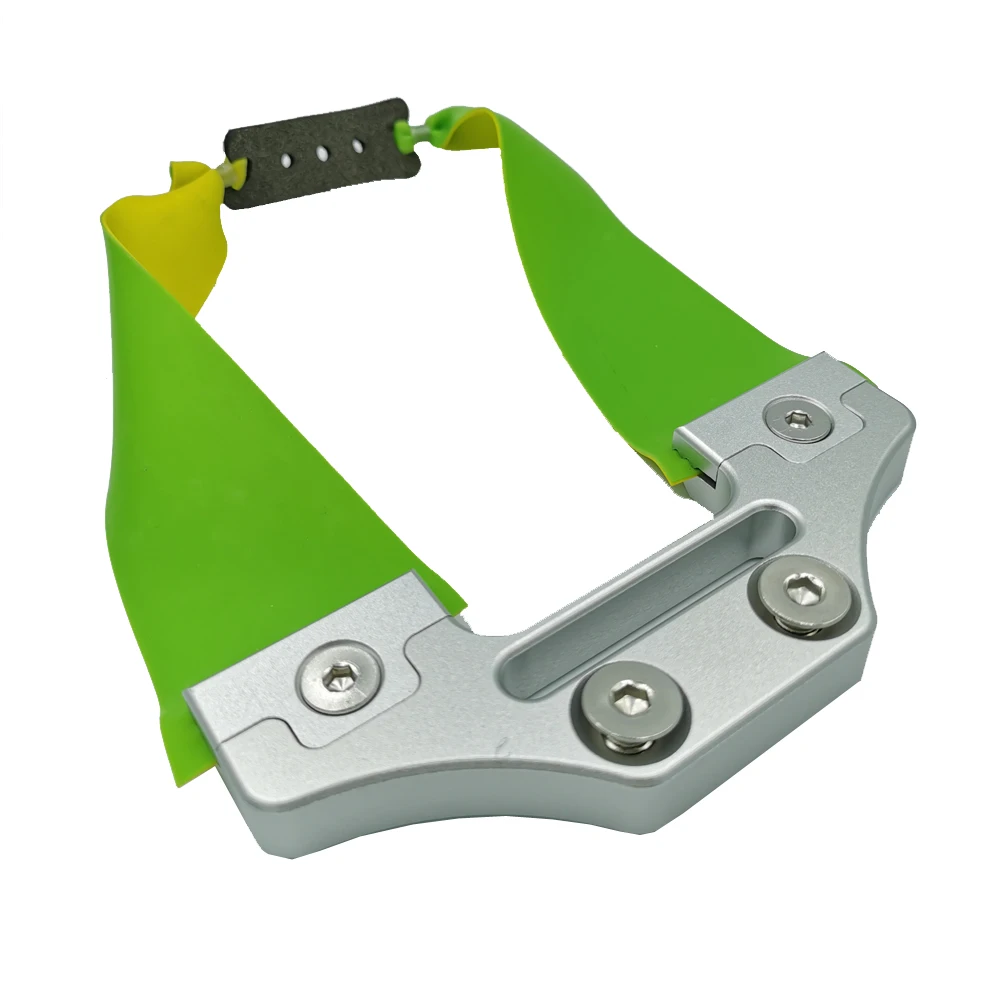 

Stainless Steel Field Wolf Bow Head, Slingshot Rubber Band Fixture Flat Design, Suitable For Hunting Slingshot DIY Accessory
