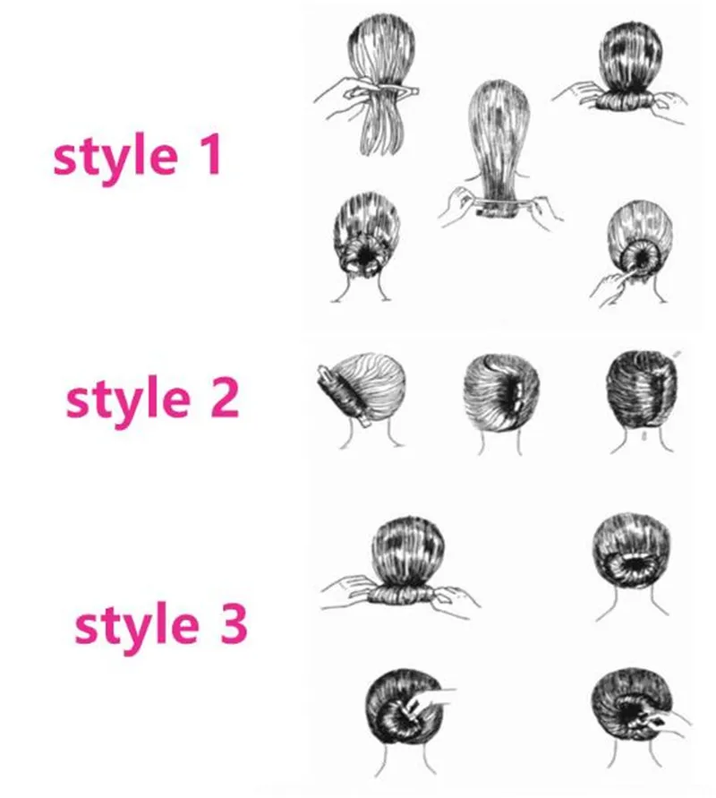 Мода 4 шт./компл. для женщин и девочек быстрая легкая Магическая булочка принцесса