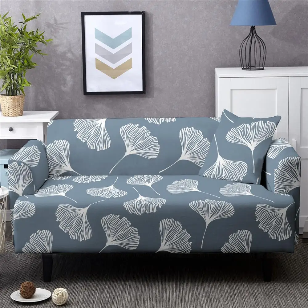 ZEIMON океан серии печатных диван-мешочек для покрытия мебели морской Животные эластичный стрейч диванные покрывала 1/2/3/4-setaer чехлов - Цвет: SF041-11