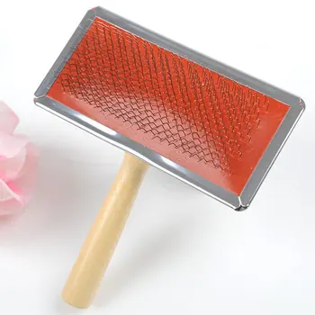 

Wholesale Wooden Handle Comb Small And Big Brush Wooden Pet Comb Dog Brush Dog Grooming Comb Pet Comb Small